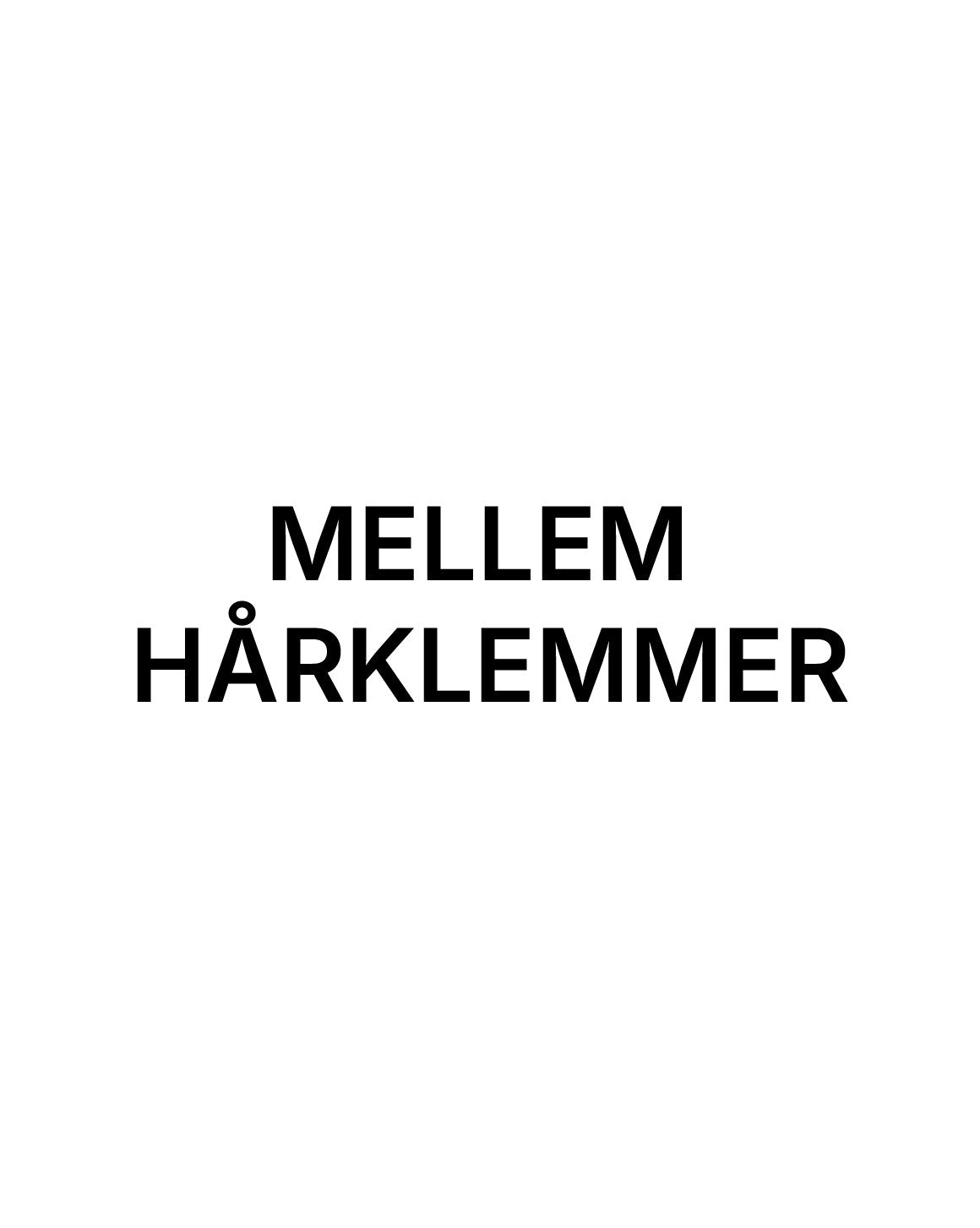 MELLEM HÅRKLEMMER
