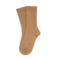 Magda Socks i beige med ribstruktur og blød pasform