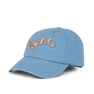 SUI AVA City Cap – blå cap med beige Oslo-grafik på fronten.