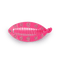 Pink fiskeben-hårklemme med glitrende hjerter – Sunny Vibes Fish Clip fra SUI AVA
