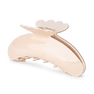Helle Starry Night Biggest – Lys beige hårklemme med gyldent glimmer
