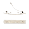 Daydream Hair Clip i perlemorshvidt design med elegant og minimalistisk udtryk