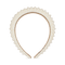 Pearly Headband – Hvid hårbøjle med perler og luksuriøst design