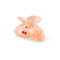 Cherry Up Mini hårklemme i peach med glimmer og kirsebærsten.