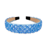 Sandy Crystal hårbånd fra SUI AVA i lyseblå stof med glitrende blå perler