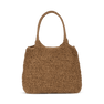 Daize Bag i lysebrun – elegant håndflettet taske med rummeligt design og holdbare materialer.