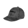 Swim Cap – kasket i washed black med broderet SWIM på fronten og justerbar pasform.