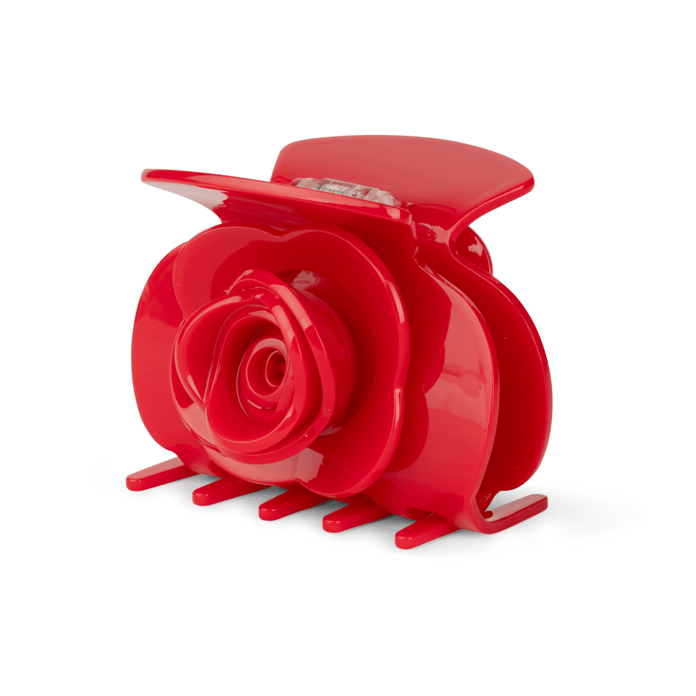Rosie Big fra SUI AVA – stilfuld stor hårklemme med et smukt rosedesign, ideel til at tilføje et feminint og elegant touch til dine frisurer.