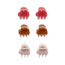 6-pack Tiny Claws fra SUI AVA – praktiske og stilfulde små hårklemmer i et elegant design, perfekte til at skabe fine detaljer og holde håret på plads.