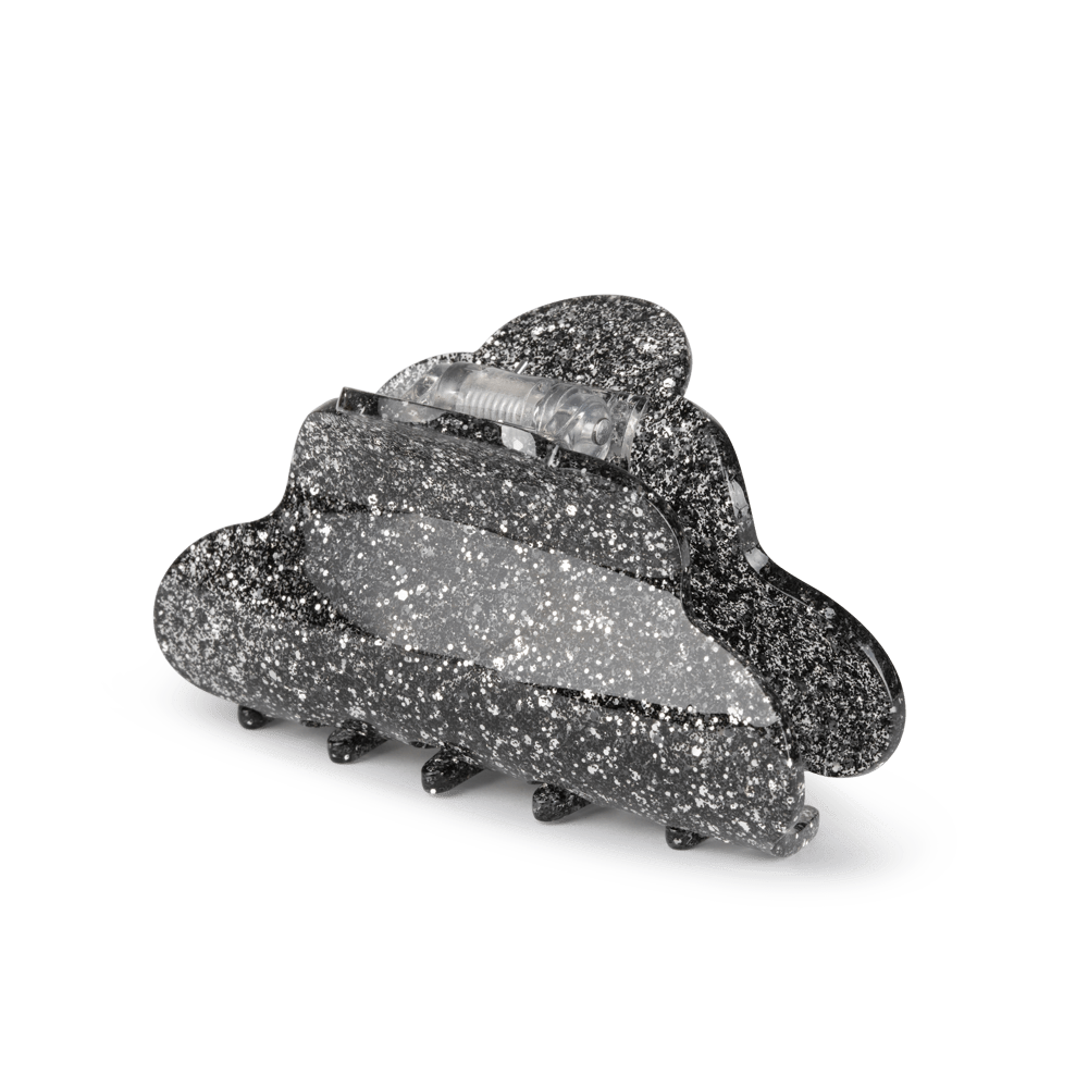 Lene Glitter Big fra SUI AVA – stor hårklemme med glitrende detaljer, perfekt til at skabe elegante og iøjnefaldende frisurer med et festligt touch.