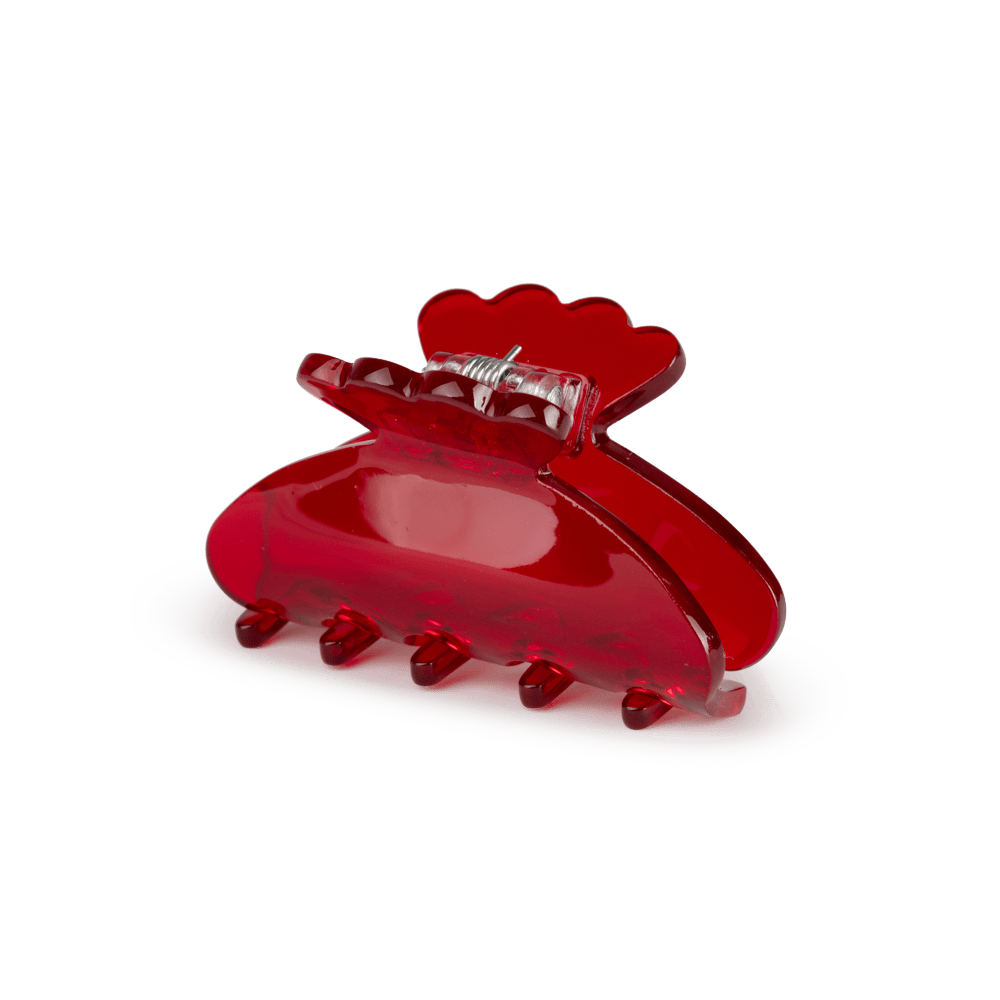 Helle Star Mini fra SUI AVA – charmerende mini hårklemme i en smuk rød farve, perfekt til at tilføje et unikt og legende touch til dine frisurer.