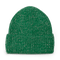 Grøn meleret Hille Beanie – blød og chunky strikhue