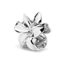 Stor hårklemme i sølv med plumeria-blomsterdesign – Plumeria Metallic Big fra SUI AVA