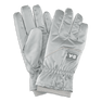 Sølvgrå sporty handsker med elastik og S-A logo foran – S-A Racing Gloves fra SUI AVA