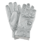 Sølvgrå sporty handsker med elastik og S-A logo foran – S-A Racing Gloves fra SUI AVA