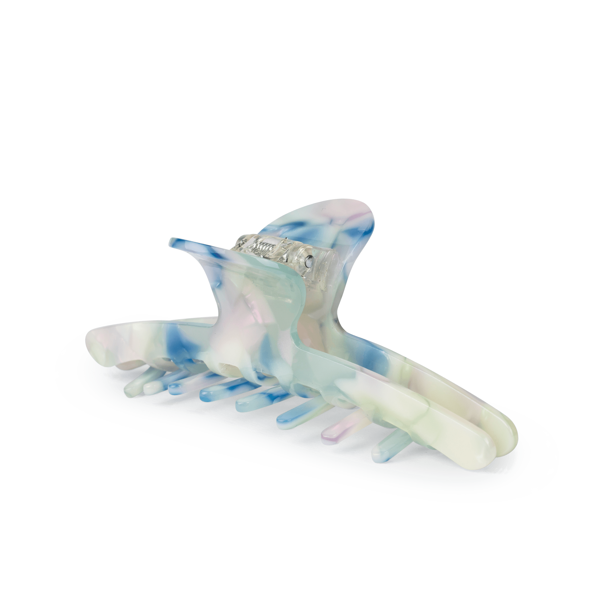 Ordinary Marble Biggest fra SUI AVA – ekstra stor hårklemme med et stilfuldt marmordesign, ideel til at skabe elegante og holdbare frisurer til enhver lejlighed.