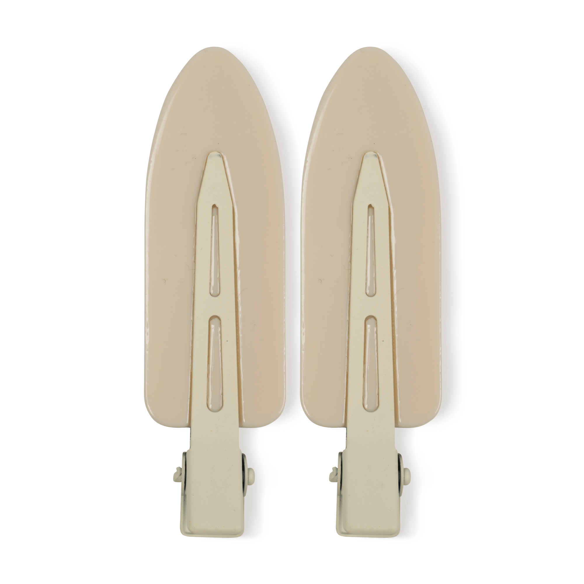 Solid Clips // 2 pcs fra SUI AVA – sæt med to hårclips i en lys og stilren nuance med solidt design, perfekt til at skabe et elegant og tidløst look.