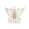 Butterfly Crystal Big fra SUI AVA – stor hårklemme med glitrende krystaldetaljer i et smukt sommerfugledesign, perfekt til at skabe feminine og iøjnefaldende frisurer.