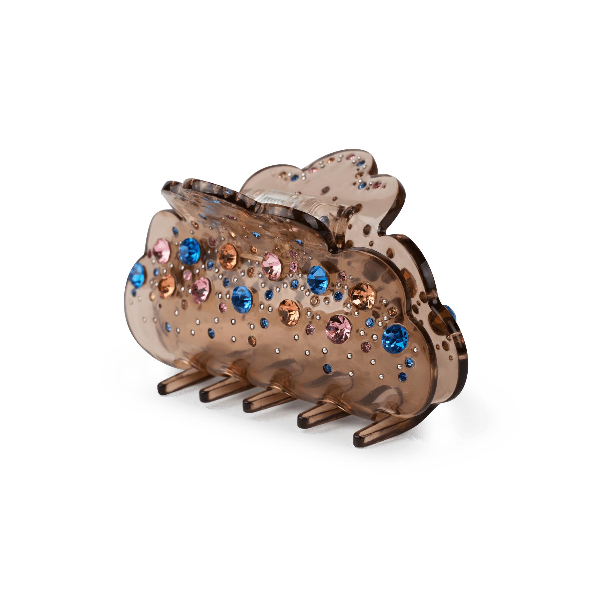 Transparent Crystal Big fra SUI AVA – stor hårklemme i et gennemsigtigt design med funklende krystaldetaljer, perfekt til at skabe elegante og sofistikerede frisurer.