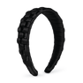 Puff Headband fra SUI AVA – pandebånd i en smuk sort variant, perfekt til at tilføje et friskt og stilfuldt touch til dit look.
