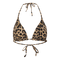 Waverly Bikini Top – vendbar bikini top i leopard og sort med elastisk pasform fra SUI AVA SWIM.