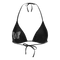 Butterfly Bikini Top – sort bikini top med rhinsten sommerfugl og justerbare bindebånd fra SUI AVA SWIM.