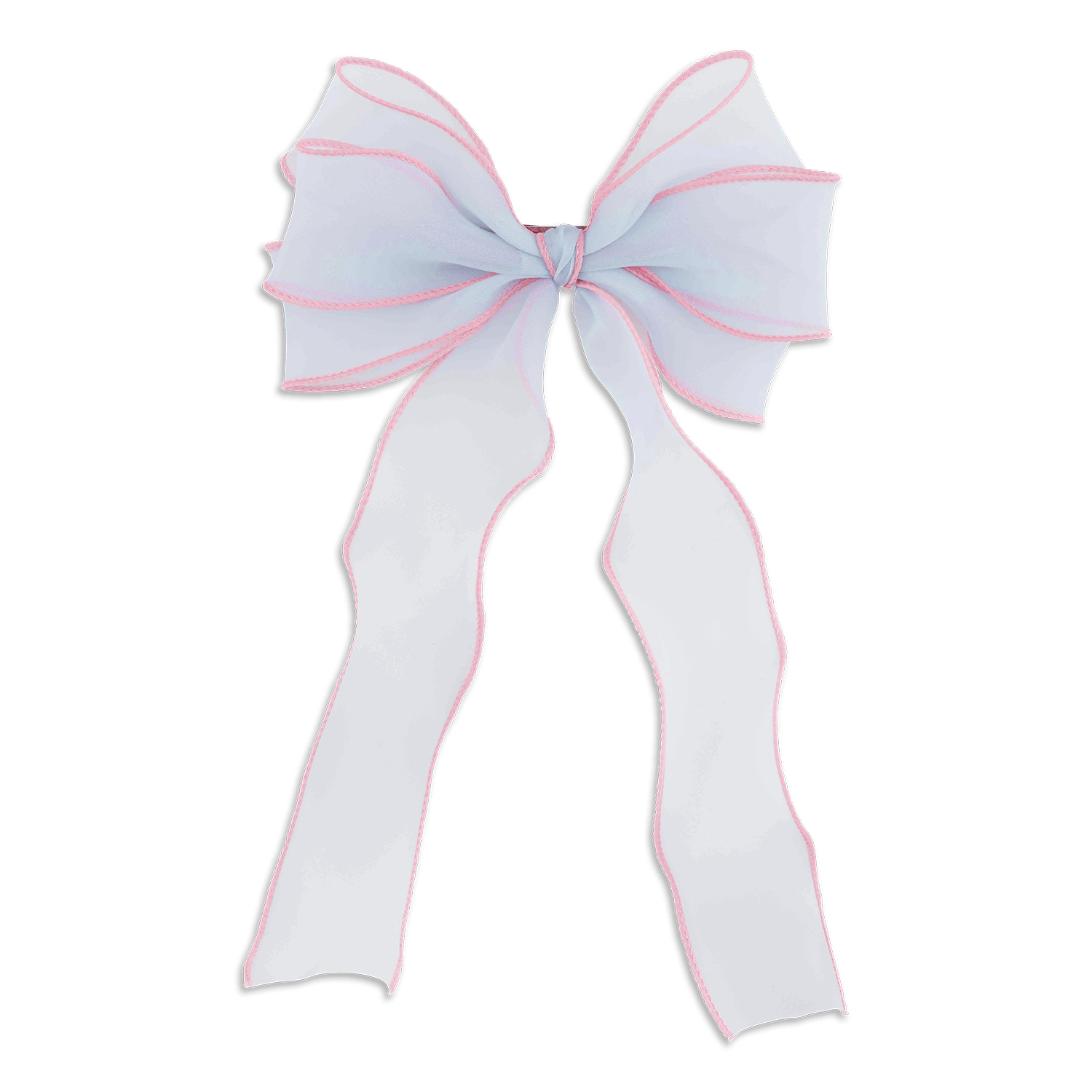 Ribbon Bow – blå hårsløjfe med elegant design og blødt stof.