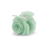 Rosie Pastel Mini – grøn hårklemme med rosedesign og stærkt greb.