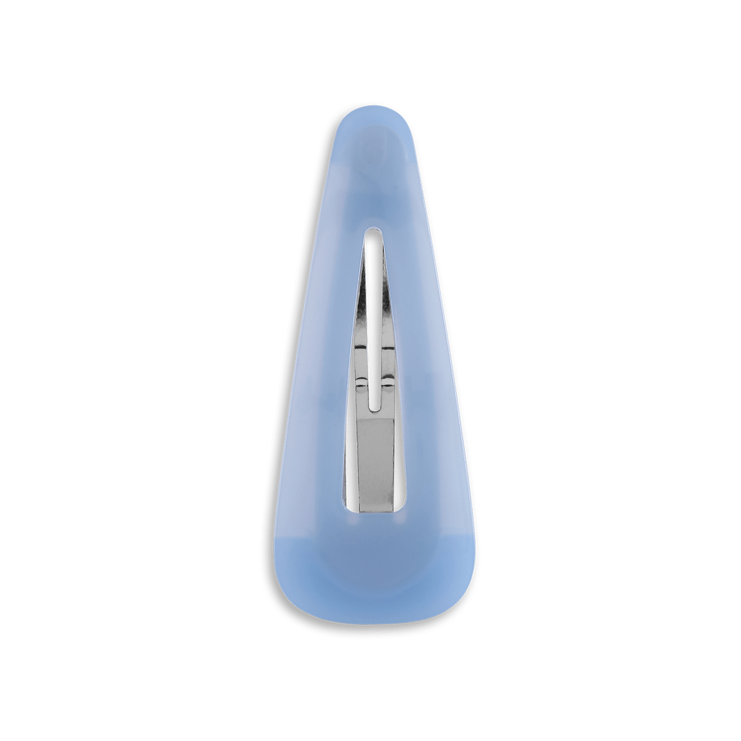 Pastel Buckle Clip – blåt hårspænde med stilrent design og stærkt greb.