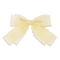 Double Lace Bow – gul hårsløjfe i blonder fra Pastel Picnic 25 med elegant design.