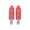 Checkered Clips – sæt med 2 røde ternede hårspænder fra SUI AVA.