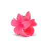 Plumeria Bella Mini – pink hårklemme med elegant blomsterdesign og stærkt greb.