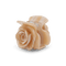 Lille hårklemme i form af en rose i beige marmoreret farve