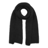 Sort Sisse Scarf i chunky strik – varmt, klassisk tørklæde fra SUI AVA