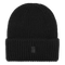SUI AVA Brenda Beanie – sort strikhue i blød, ribbet kvalitet.