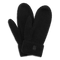 SUI AVA Brenda Mittens – sorte strikvanter i blød, ribbet kvalitet.