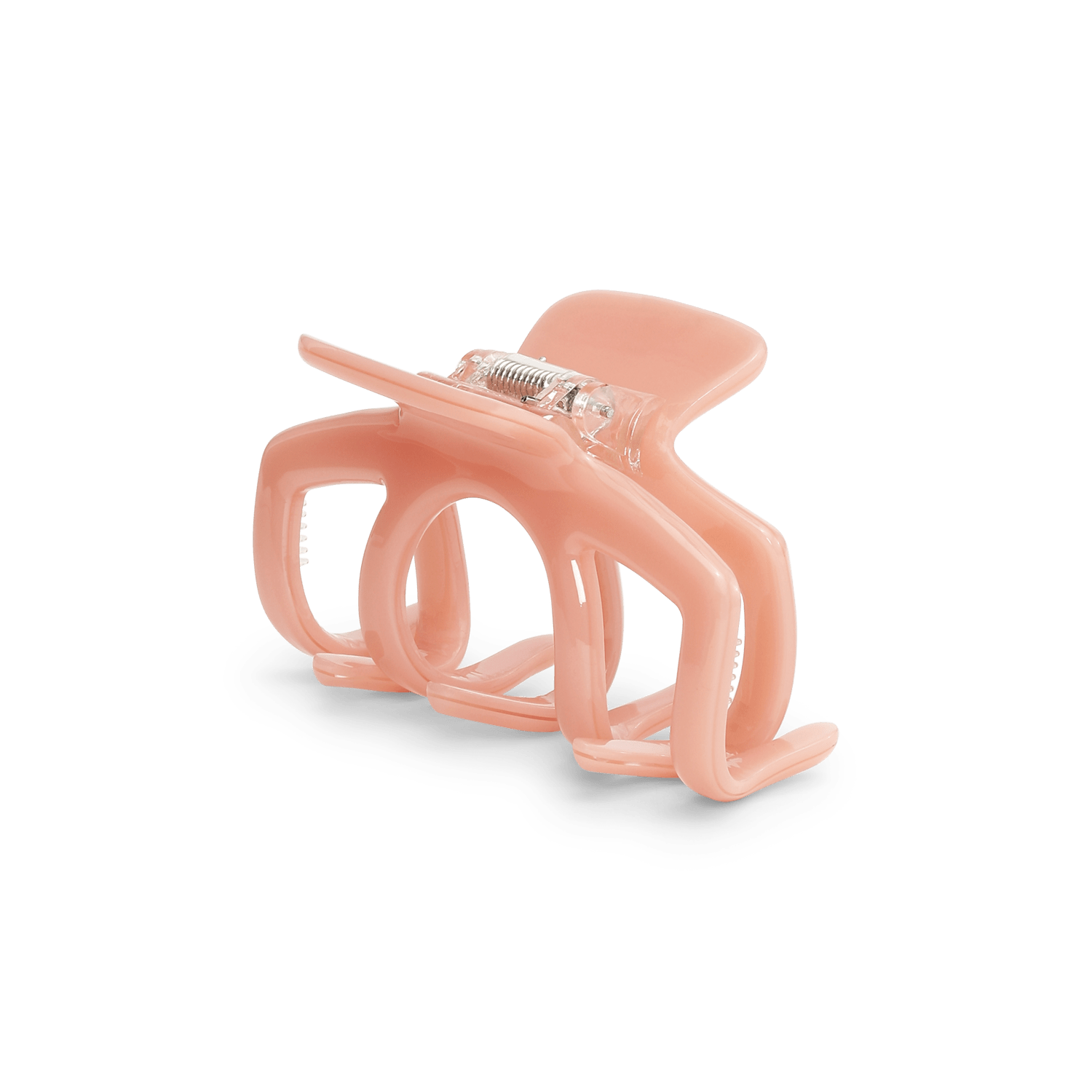 Stor rosa hårklemme – Josie Candlelight Big fra SUI AVA i blank finish.