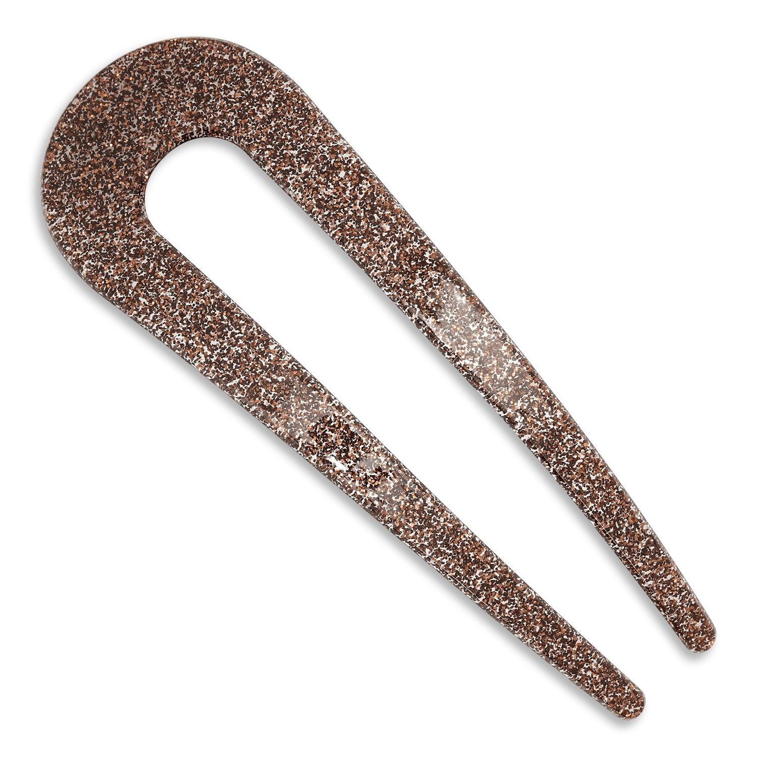Brun hårpin med glittereffekt fra SUI AVA - Jingle Edit Pin