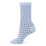 Lyseblå sokker med sorte prikker fra SUI AVA – Peppermint Pop Socks