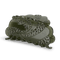 Maybritt Release Big hårklemme i dyb grøn med sorte rhinsten, elegant design til langt og kraftigt hår.
