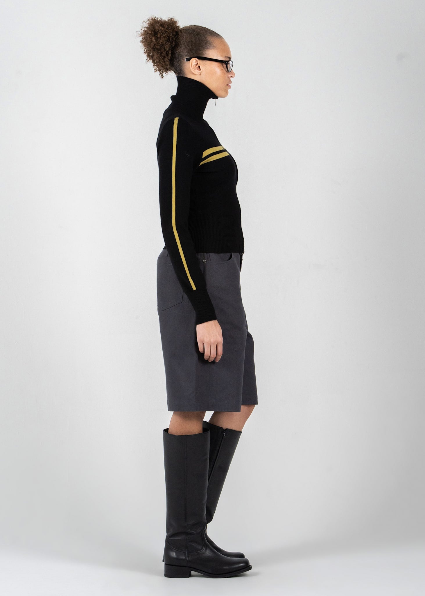 Track Zip Knit Cardigan – SUI AVA