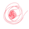 Lyserød satinrose med lange bånd – La Mia Rosa