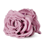 Rosa Hair Claw i dusty rose – stor hårklemme formet som en blomst, perfekt til at holde håret på plads med et romantisk touch.