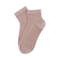 Sofie Ankle Socks – Ankelstrømper i dusty rose med struktur og ribkant