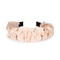 Lyst beige pandebånd med rynket stof – Moon Dust Headband fra SUI AVA