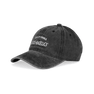 Everyday Cap i washed black med broderet "Los Angeles" i hvid – justerbar kasket i blød bomuld med vintage-look.