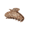 Leopardmønstret hårklemme med glitrende SUI AVA-logo – Ida Crushed Big, til langt eller kraftigt hår.