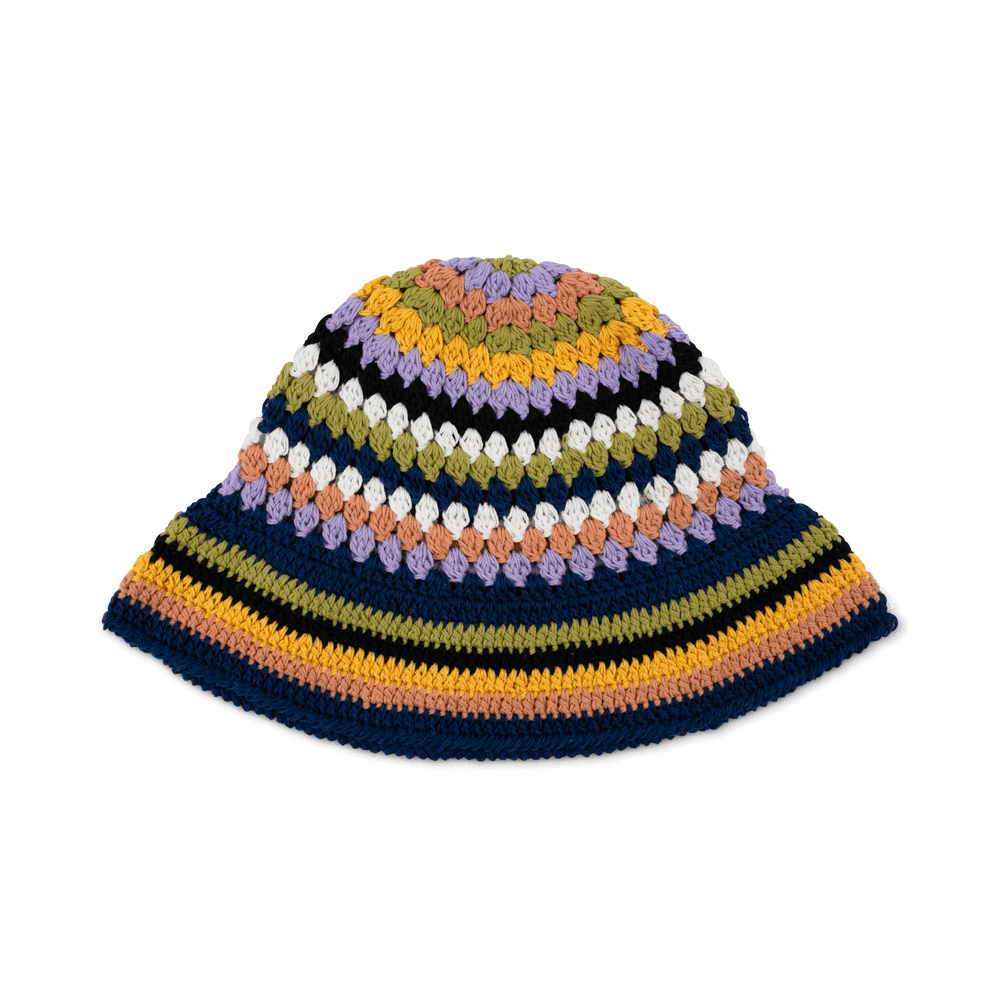 Bohemian Hat – bøllehat i hæklet stil med farverigt og retro look.