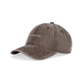Everyday Cap i washed brown med broderet "mama" i hvid – justerbar kasket i blød bomuld med vintage-look.