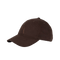Maria Organic Cap fra SUI AVA – brun cap i økologisk bomuld med tone-i-tone broderi.